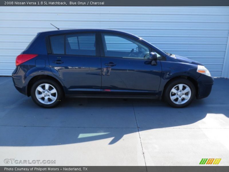 Blue Onyx / Charcoal 2008 Nissan Versa 1.8 SL Hatchback