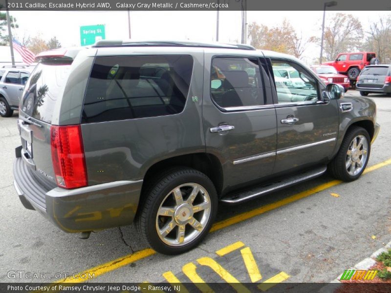 Galaxy Gray Metallic / Cashmere/Cocoa 2011 Cadillac Escalade Hybrid AWD