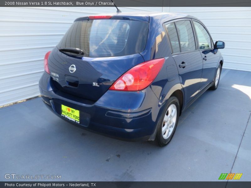 Blue Onyx / Charcoal 2008 Nissan Versa 1.8 SL Hatchback