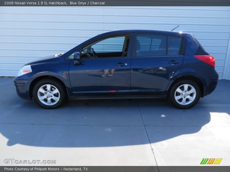 Blue Onyx / Charcoal 2008 Nissan Versa 1.8 SL Hatchback