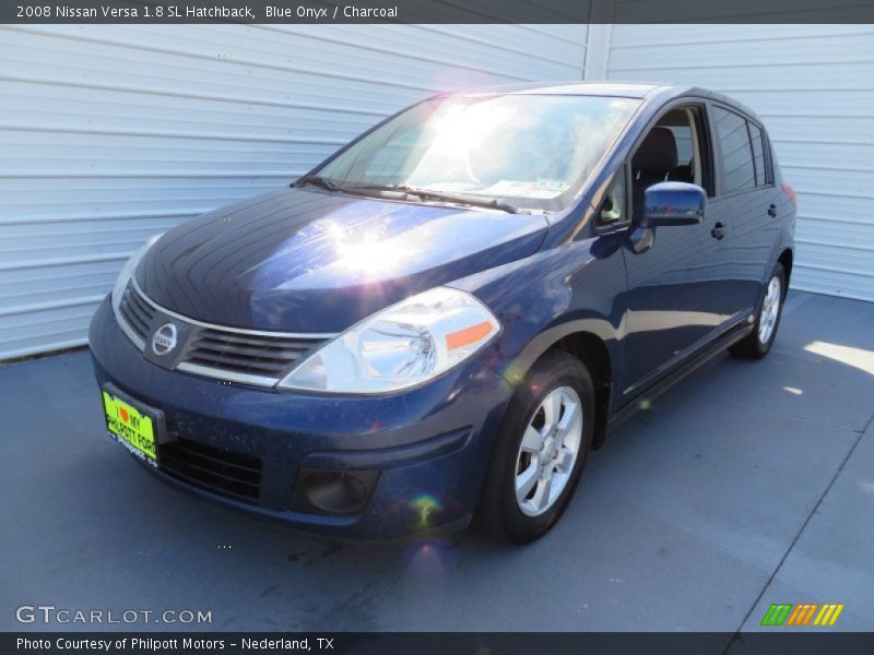 Blue Onyx / Charcoal 2008 Nissan Versa 1.8 SL Hatchback
