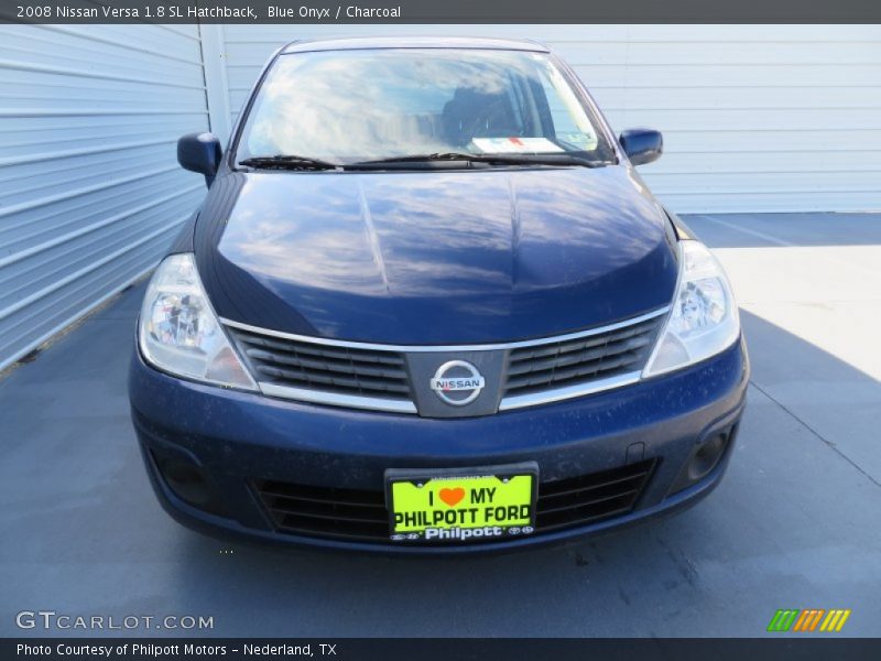 Blue Onyx / Charcoal 2008 Nissan Versa 1.8 SL Hatchback