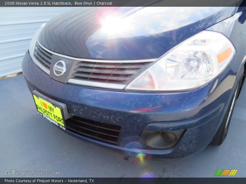 Blue Onyx / Charcoal 2008 Nissan Versa 1.8 SL Hatchback