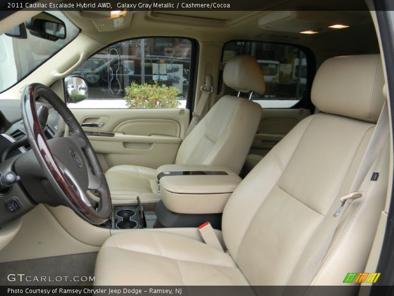 Galaxy Gray Metallic / Cashmere/Cocoa 2011 Cadillac Escalade Hybrid AWD