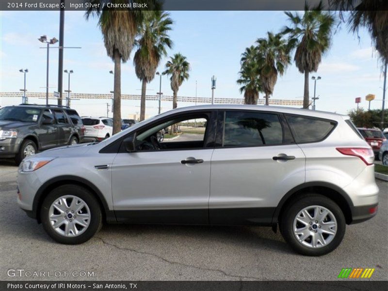 Ingot Silver / Charcoal Black 2014 Ford Escape S