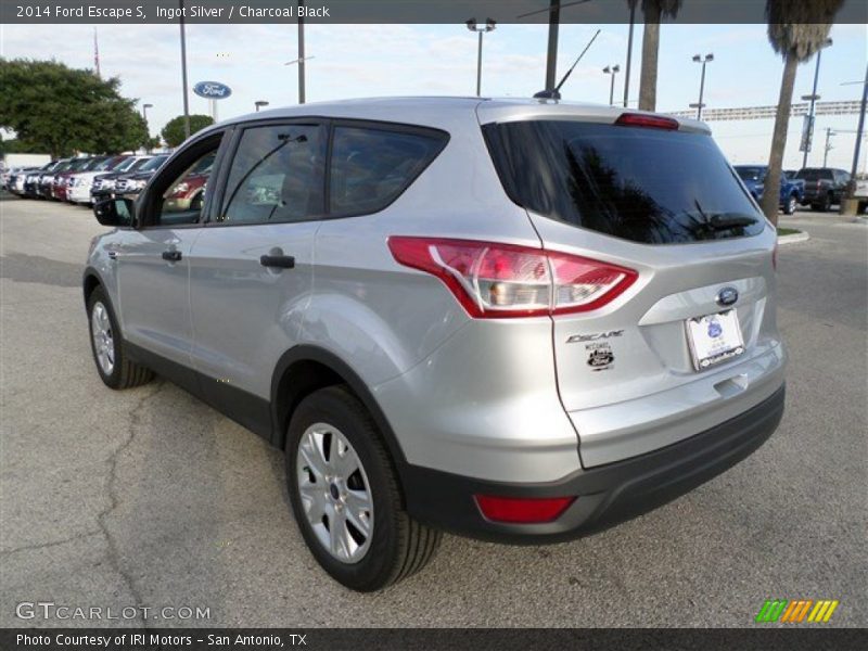 Ingot Silver / Charcoal Black 2014 Ford Escape S