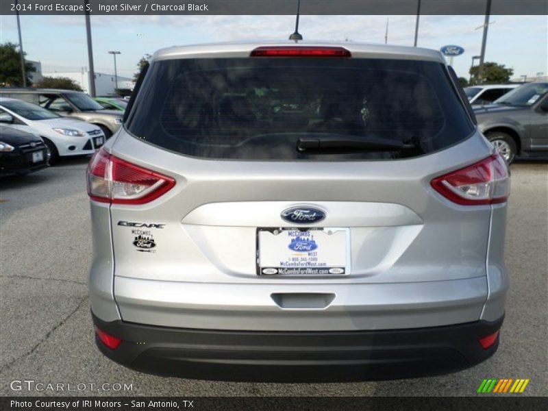 Ingot Silver / Charcoal Black 2014 Ford Escape S