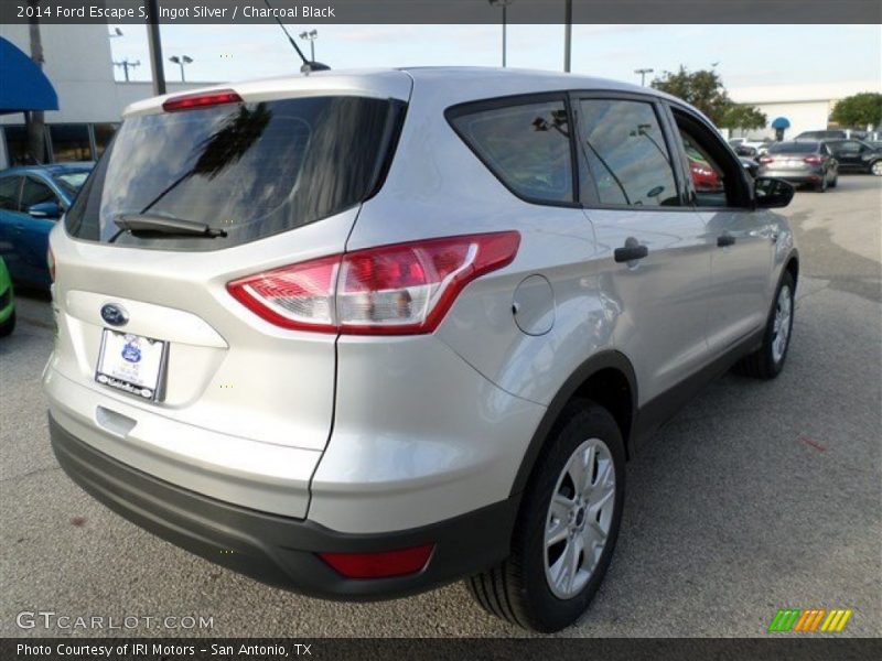 Ingot Silver / Charcoal Black 2014 Ford Escape S