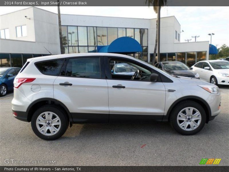 Ingot Silver / Charcoal Black 2014 Ford Escape S