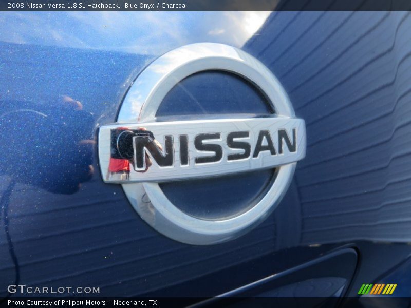 Blue Onyx / Charcoal 2008 Nissan Versa 1.8 SL Hatchback