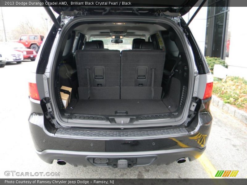 Brilliant Black Crystal Pearl / Black 2013 Dodge Durango Citadel AWD