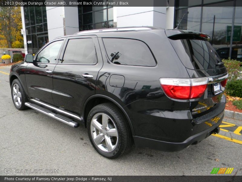 Brilliant Black Crystal Pearl / Black 2013 Dodge Durango Citadel AWD
