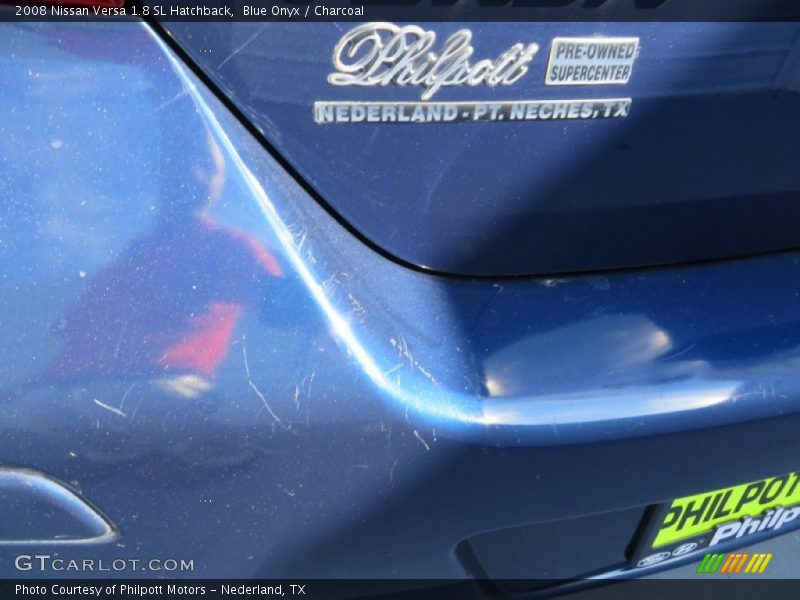 Blue Onyx / Charcoal 2008 Nissan Versa 1.8 SL Hatchback