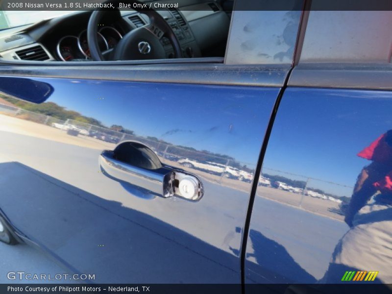 Blue Onyx / Charcoal 2008 Nissan Versa 1.8 SL Hatchback