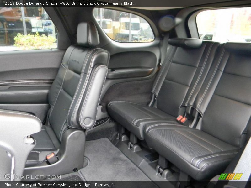 Brilliant Black Crystal Pearl / Black 2013 Dodge Durango Citadel AWD