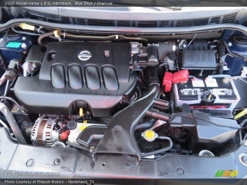 Blue Onyx / Charcoal 2008 Nissan Versa 1.8 SL Hatchback