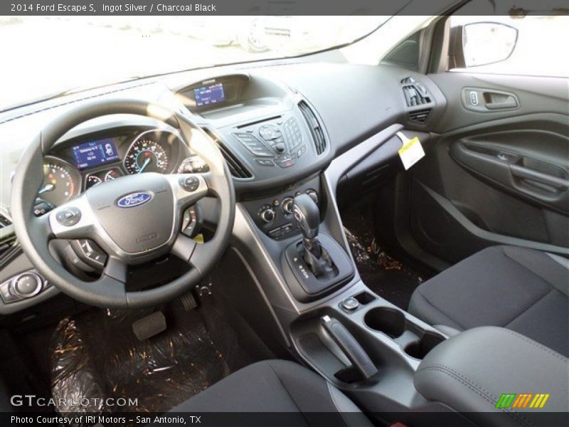 Ingot Silver / Charcoal Black 2014 Ford Escape S