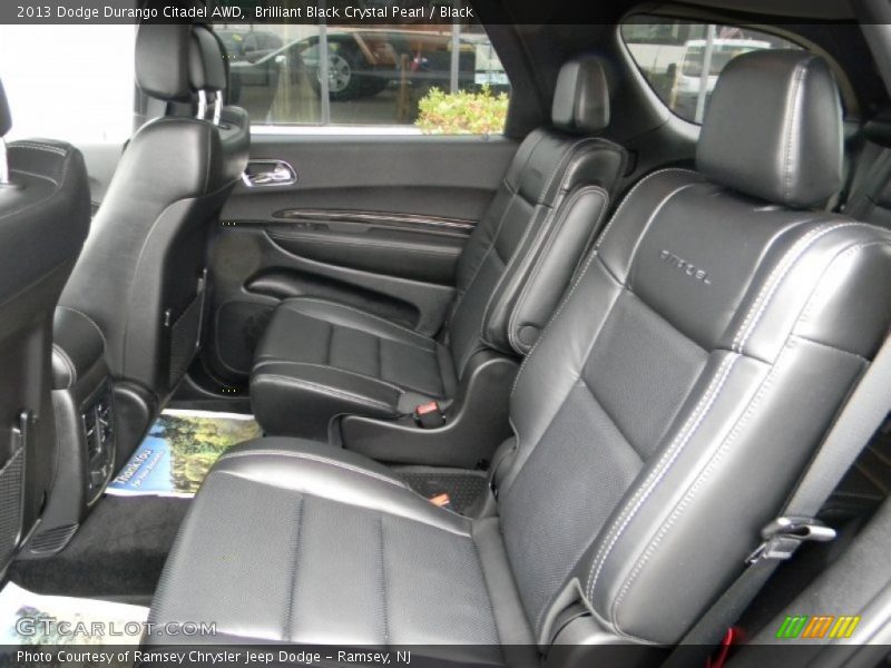 Brilliant Black Crystal Pearl / Black 2013 Dodge Durango Citadel AWD