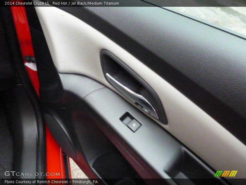 Red Hot / Jet Black/Medium Titanium 2014 Chevrolet Cruze LS