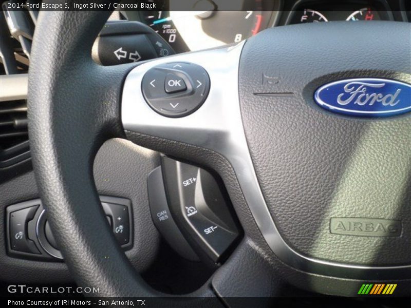 Ingot Silver / Charcoal Black 2014 Ford Escape S