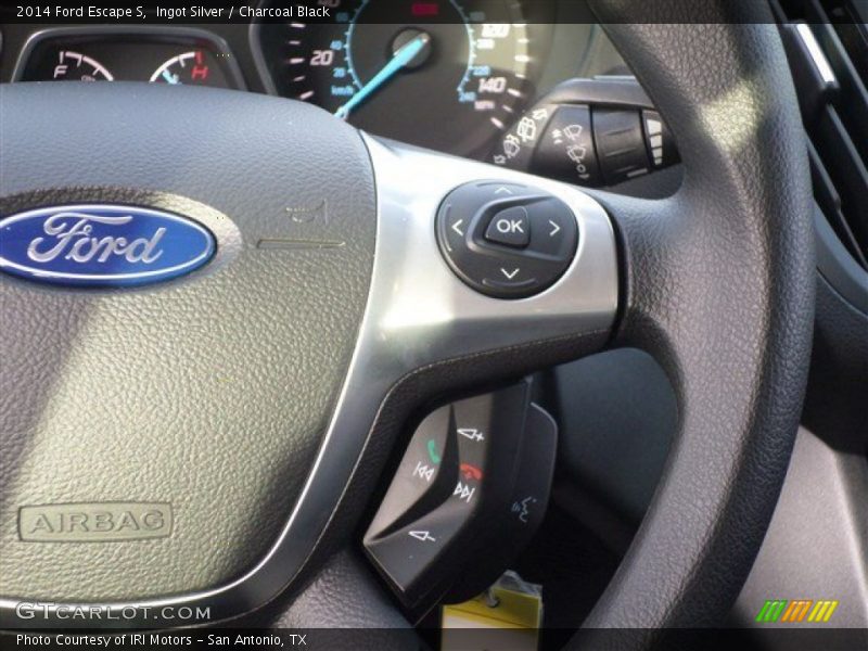 Ingot Silver / Charcoal Black 2014 Ford Escape S