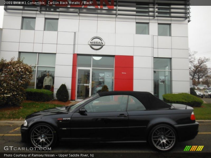 Carbon Black Metallic / Black 2001 BMW M3 Convertible