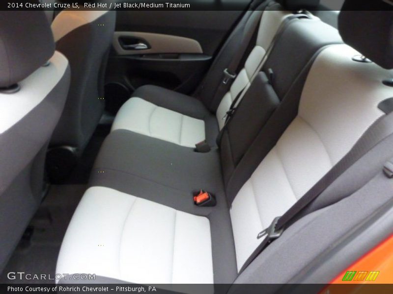 Red Hot / Jet Black/Medium Titanium 2014 Chevrolet Cruze LS