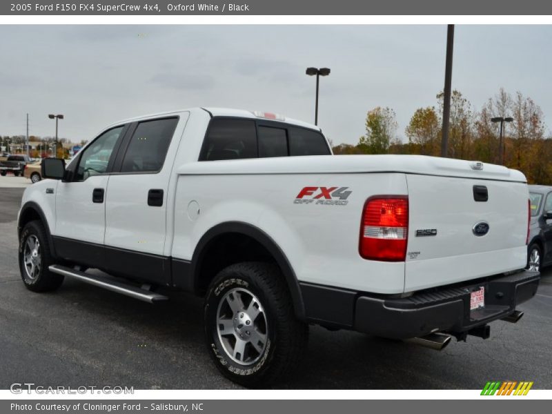 Oxford White / Black 2005 Ford F150 FX4 SuperCrew 4x4