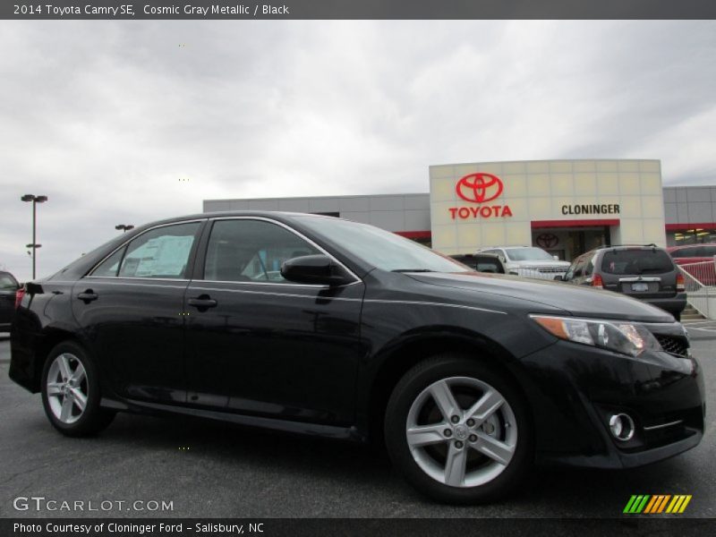 Cosmic Gray Metallic / Black 2014 Toyota Camry SE