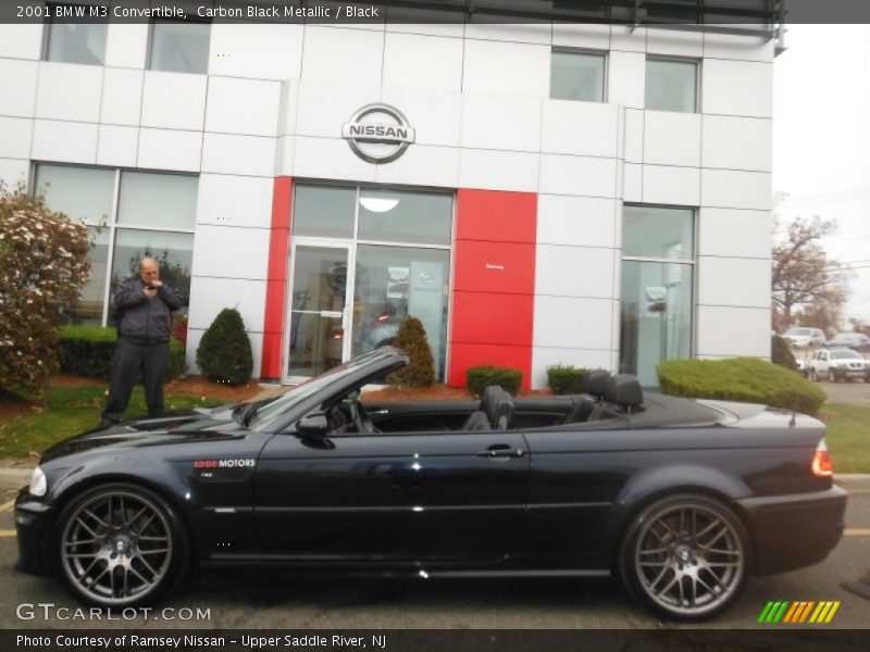 Carbon Black Metallic / Black 2001 BMW M3 Convertible