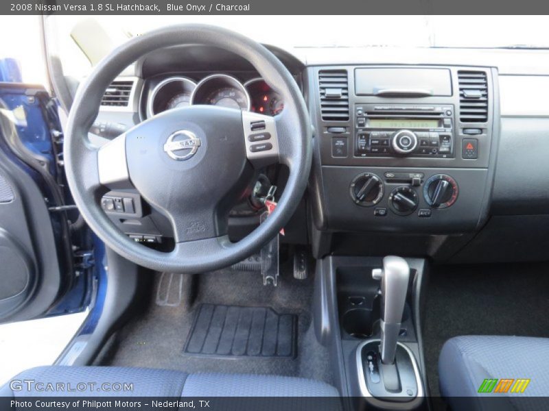 Blue Onyx / Charcoal 2008 Nissan Versa 1.8 SL Hatchback