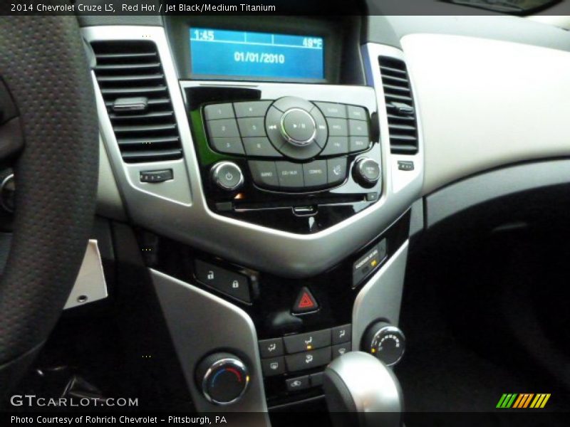 Red Hot / Jet Black/Medium Titanium 2014 Chevrolet Cruze LS