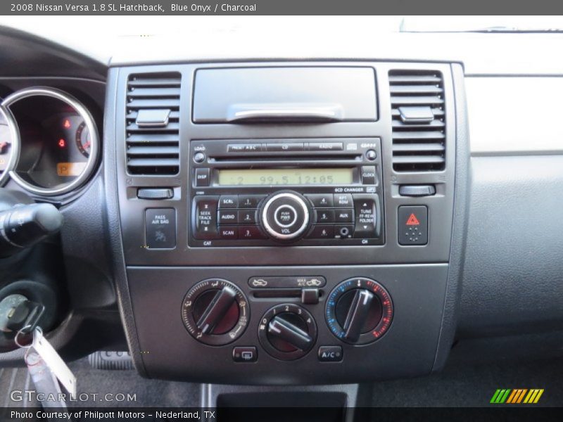Blue Onyx / Charcoal 2008 Nissan Versa 1.8 SL Hatchback
