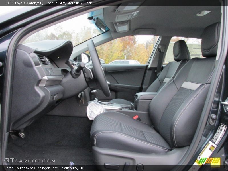 Cosmic Gray Metallic / Black 2014 Toyota Camry SE