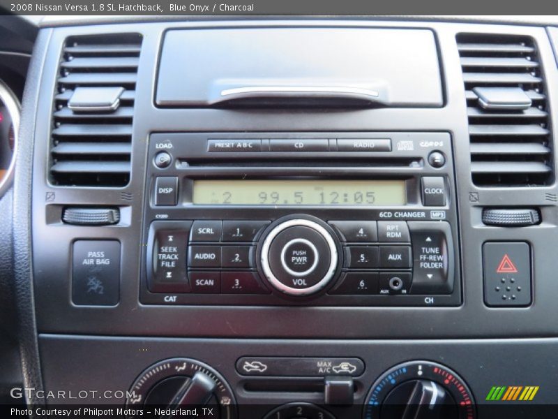 Blue Onyx / Charcoal 2008 Nissan Versa 1.8 SL Hatchback