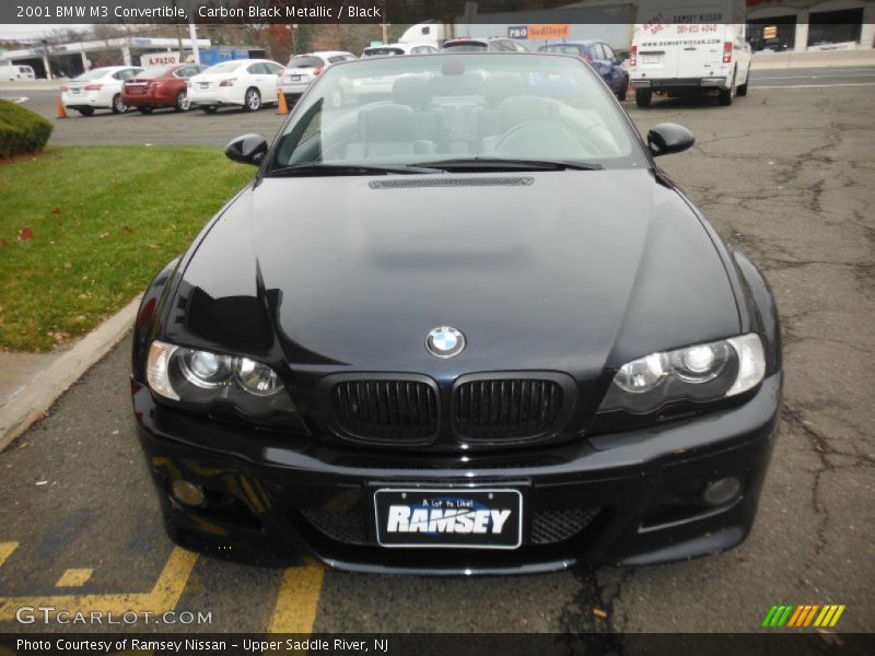 Carbon Black Metallic / Black 2001 BMW M3 Convertible