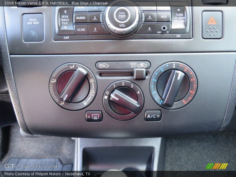 Blue Onyx / Charcoal 2008 Nissan Versa 1.8 SL Hatchback