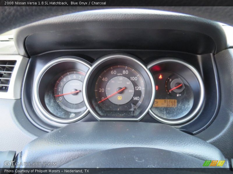 Blue Onyx / Charcoal 2008 Nissan Versa 1.8 SL Hatchback