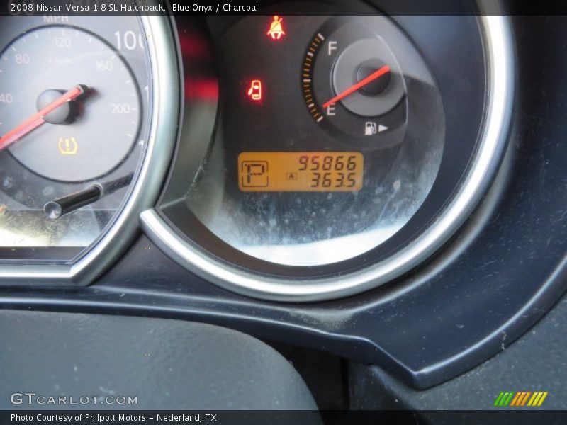 Blue Onyx / Charcoal 2008 Nissan Versa 1.8 SL Hatchback