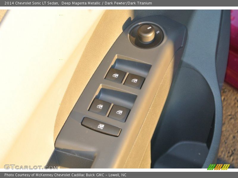 Deep Magenta Metallic / Dark Pewter/Dark Titanium 2014 Chevrolet Sonic LT Sedan
