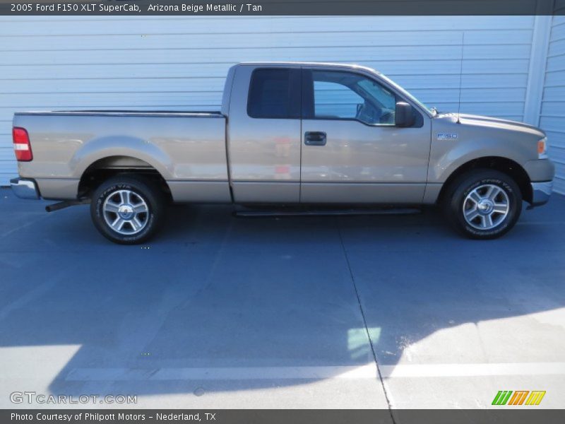 Arizona Beige Metallic / Tan 2005 Ford F150 XLT SuperCab