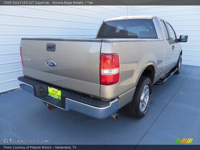 Arizona Beige Metallic / Tan 2005 Ford F150 XLT SuperCab