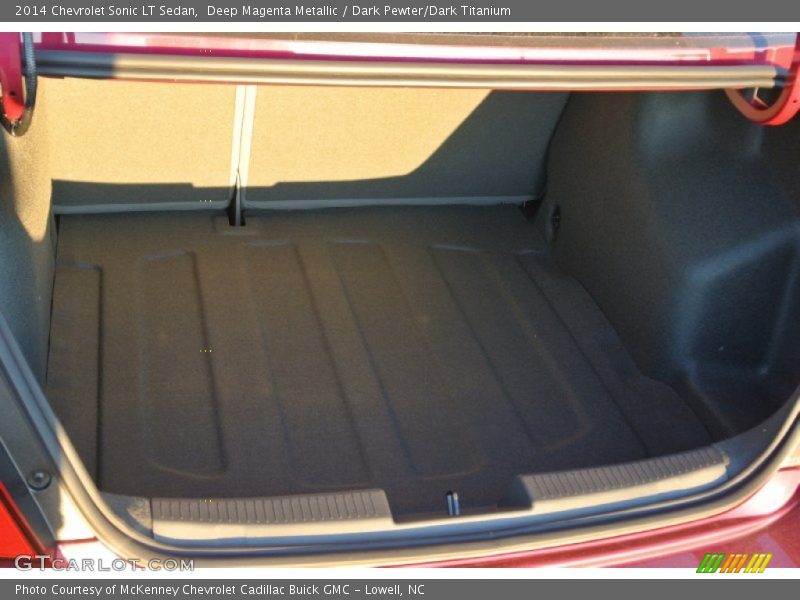 Deep Magenta Metallic / Dark Pewter/Dark Titanium 2014 Chevrolet Sonic LT Sedan