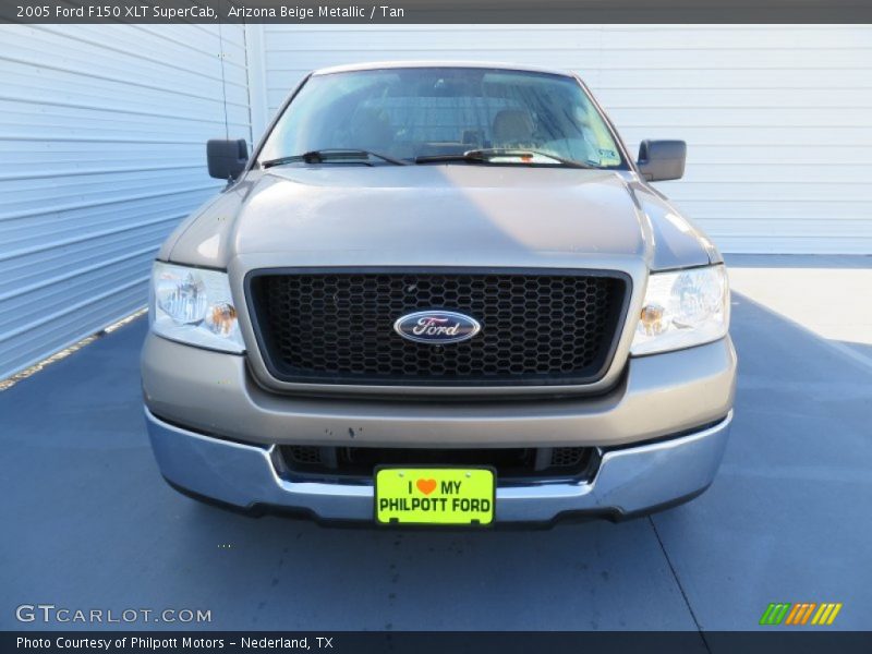 Arizona Beige Metallic / Tan 2005 Ford F150 XLT SuperCab