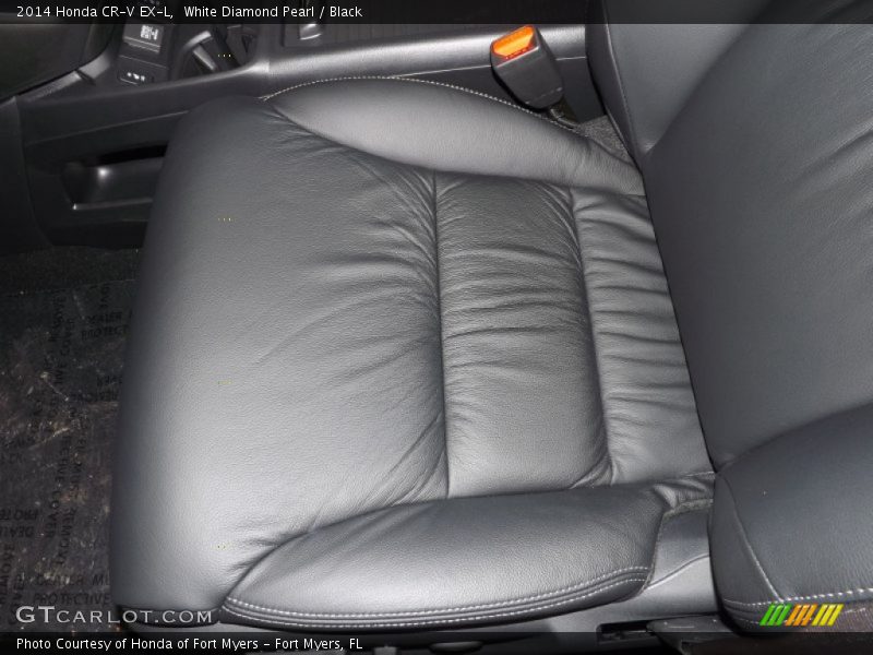 White Diamond Pearl / Black 2014 Honda CR-V EX-L