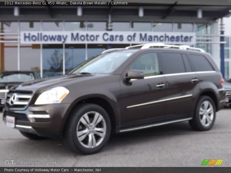 Dakota Brown Metallic / Cashmere 2012 Mercedes-Benz GL 450 4Matic