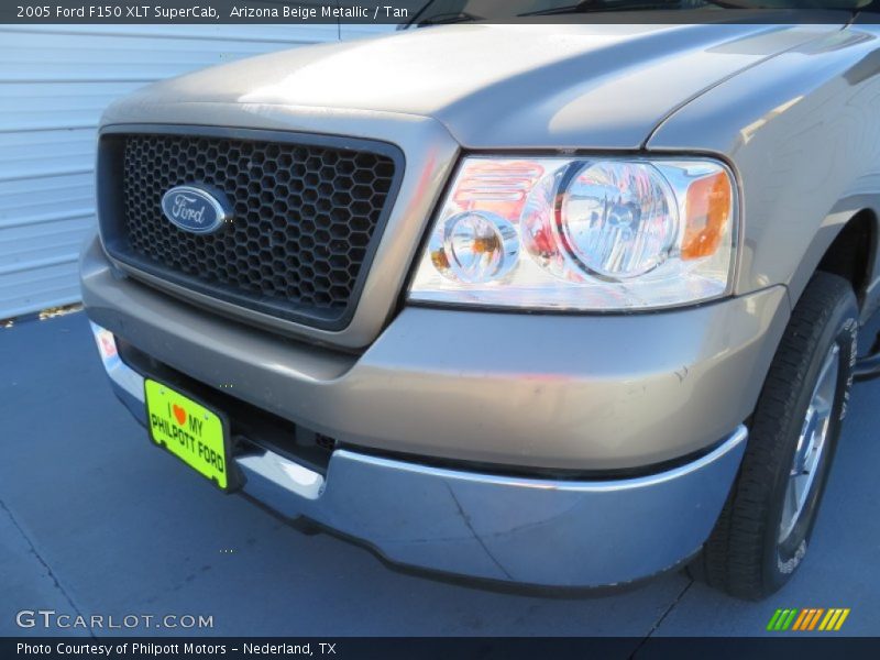 Arizona Beige Metallic / Tan 2005 Ford F150 XLT SuperCab