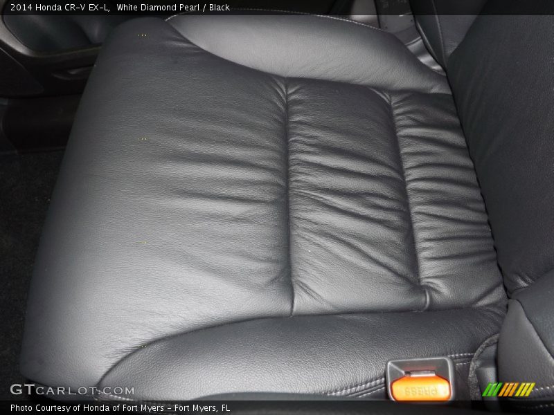 White Diamond Pearl / Black 2014 Honda CR-V EX-L