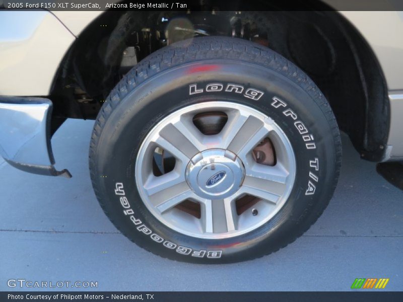 Arizona Beige Metallic / Tan 2005 Ford F150 XLT SuperCab