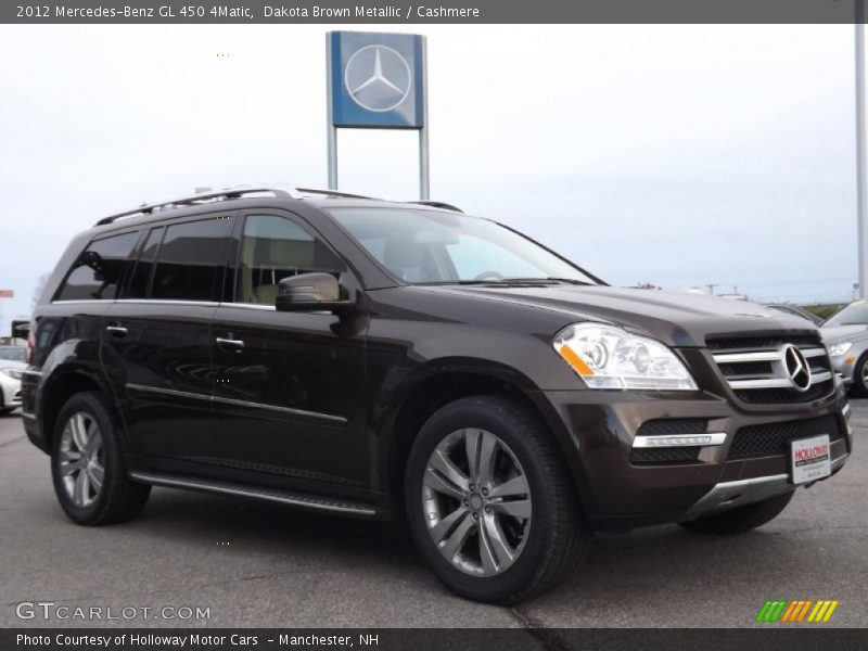 Dakota Brown Metallic / Cashmere 2012 Mercedes-Benz GL 450 4Matic